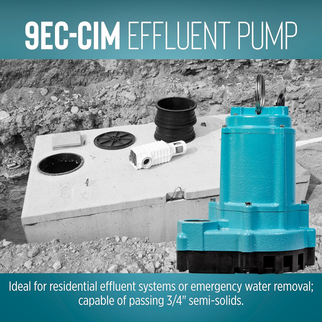 Franklin Electric Little Giant 9EC - CIM 115V 4/10HP 509805 - Water Well & Septic Supply