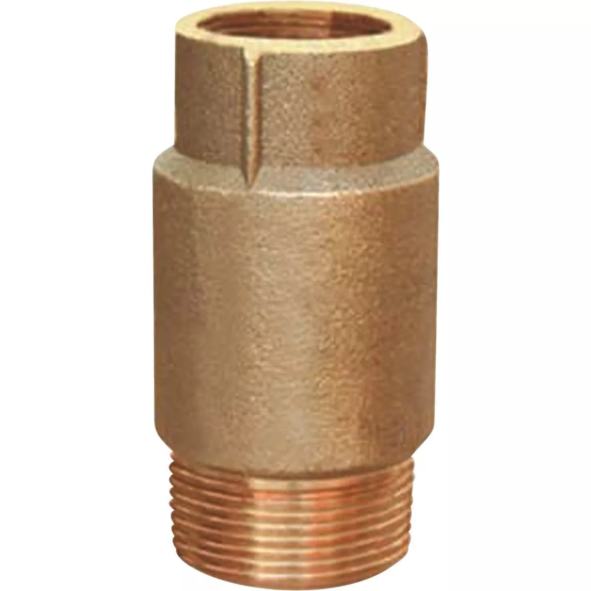 Simmons 617 - SB 1" x 1 1/4" Brass Submersible Check Valve - Lead Free - Water Well & Septic Supply